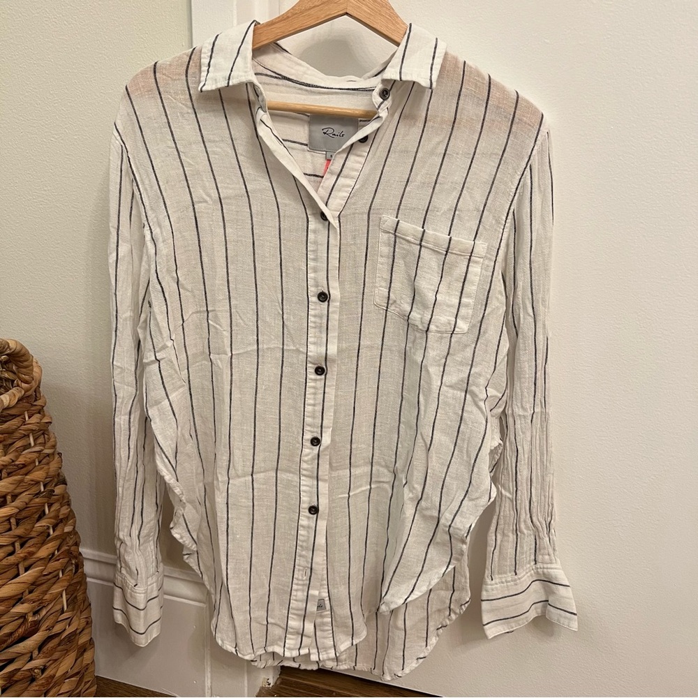Rails x Free People Striped Button Down